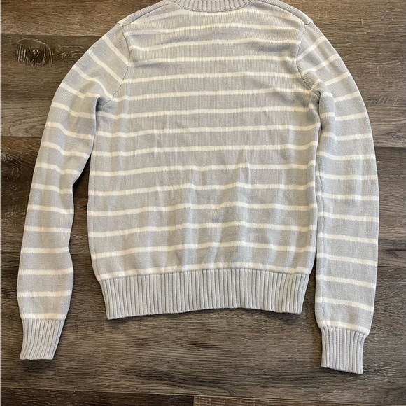 Brandy Melville blue and white Striped Sweater EUC one size - Picture 2 of 2